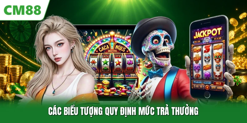 Các biểu tượng quy định mức trả thưởng